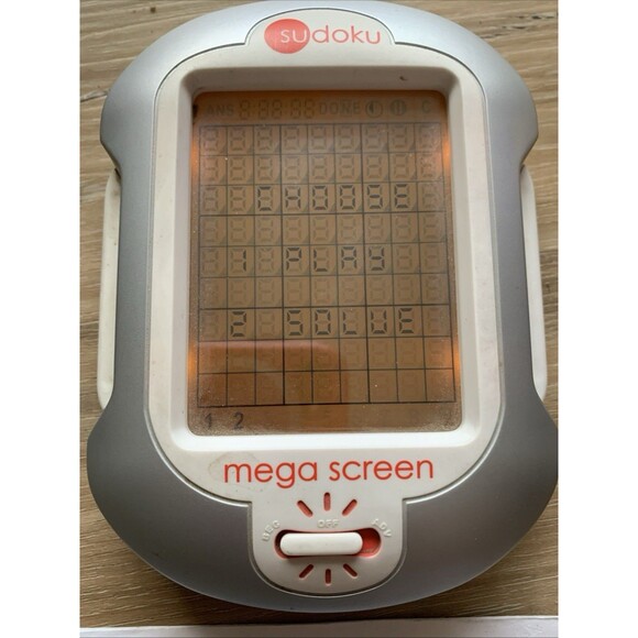 Sudoku Mega Screen Illuminated Game,  Stylus & Instructions Handheld Electronic - Picture 5 of 9